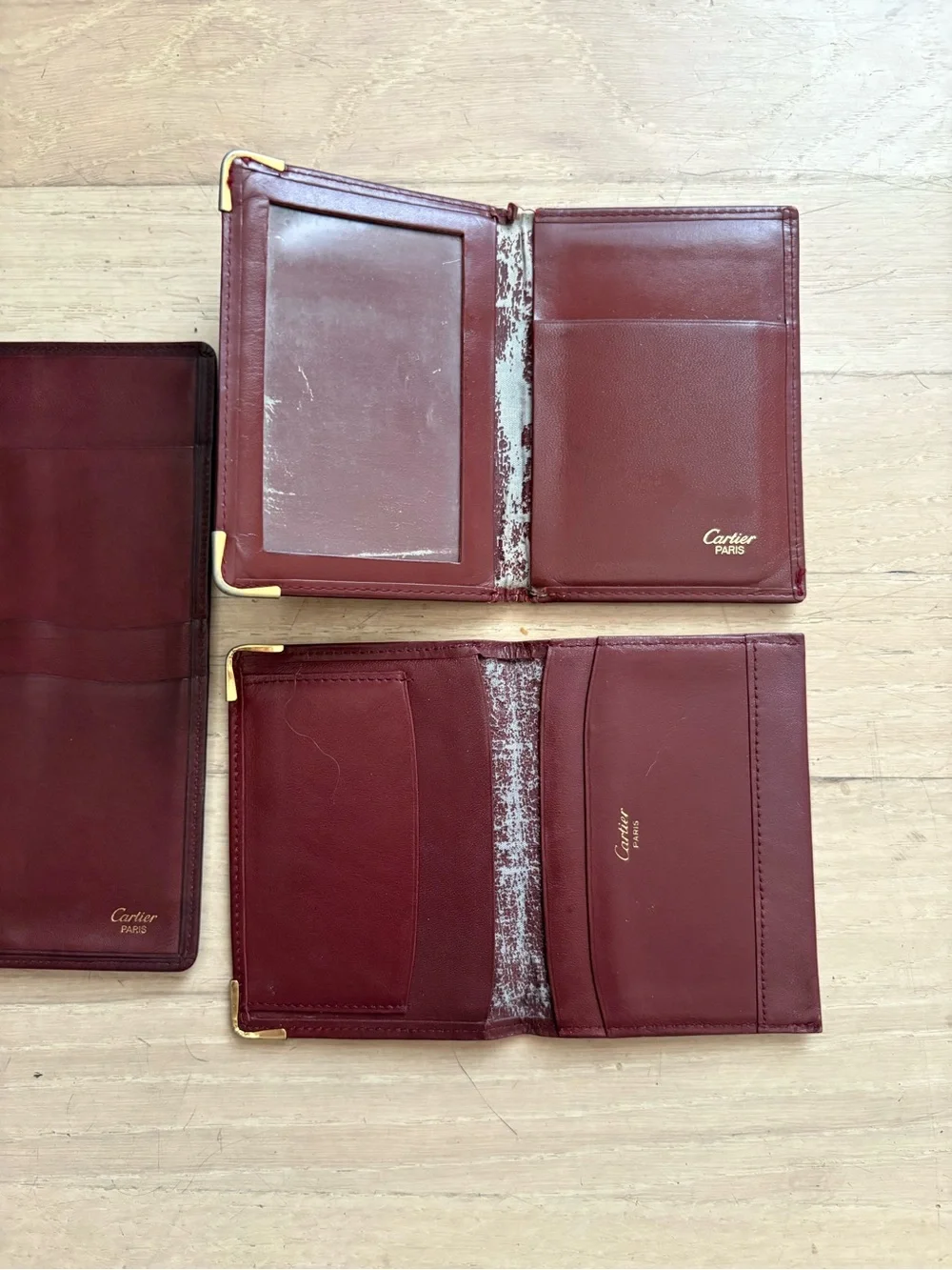 RESELLER LUX SMALL LEATHER GOODs 3 PACK - Cartier Bi Fold Wallets NO OFFERS